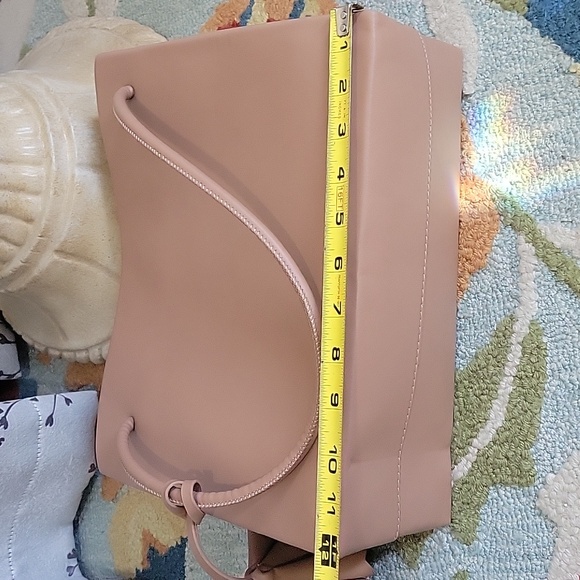 Zara tote bag medium size beige/ light tan color - Picture 5 of 8